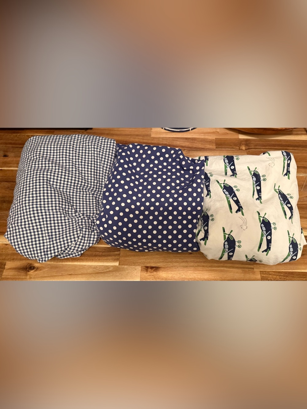 Pottery barn kids PBK crib sheets lot boys